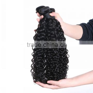 WJ007Afro kinky curl human hair lace frontal piece free sample hair bundles