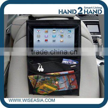 Back Seat Car Organiser with Tablet holder Travel iPad Galaxy Storage