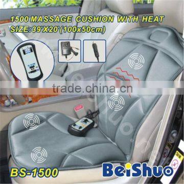 BS-1500 4 moto massage car seat cushion heated car seat cover