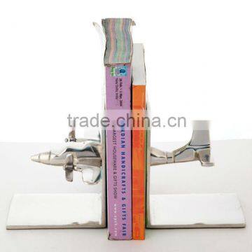 Cast Aluminum Decorative Aeroplane Bookends