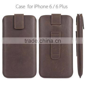 New Arrival Mobile Phone PU Leather Case For IPhone 6