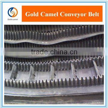 Corrugated Sidewall Conveyor Belt in Rubber