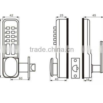 2013 Smart Mechanical Combination Lock for Safe