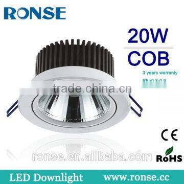 Foshan Ronse 20W COB ceiling light 20W 2015 hot selling good quality(RS-2050)