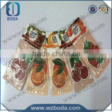 Brand new flavour & fragrance air fresheners car freshener with high quality