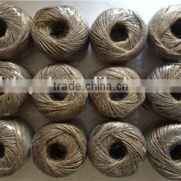 JUTE TWINE BALLS 100GM 12PCS STRING NATURAL GARDEN TIE CRAFT SCRAPBOOKING NEW