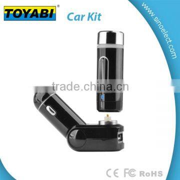 New Universal High Quality Wireless Bluetooth Handsfree Car Kit Fm Transmitter Modulator Car Mp3 Player With Mic Music Control photo-5