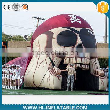 Custom made inflatable pirate tunnel, inflatable entrance tunnel, inflatable football tunnel No.b002 for sale