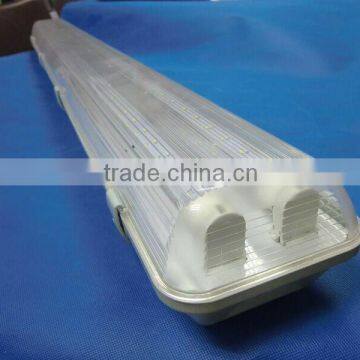 1200mm ip65 Led water proof industrial led tube fixture t8 2*18w