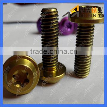 DIN Gr2 Gr5 m3 titanium screw