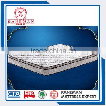 Luxury euro pillow top pocket spring mattress for sale