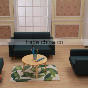 2015 New japanese style sofa wood frame fabric sofa chesterfield sofa