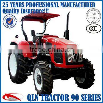 YTO 85hp 4*4 3-point linkage,traction system wheeled farm tractor