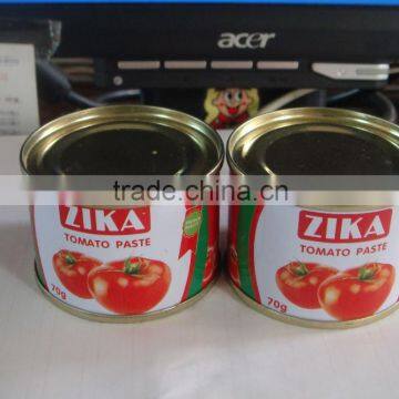 70g-3000g China Hot Sell Canned Tomato Paste/ Tomato paste in sachet