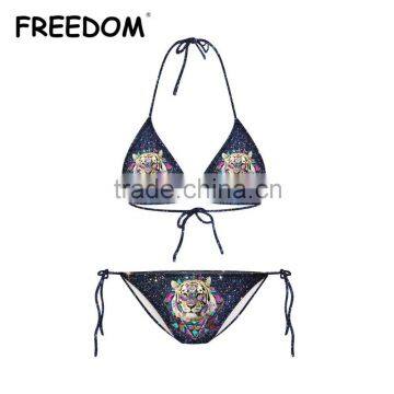 Animal Tiger Digital Print Women Sexi Hot Girls Bikini