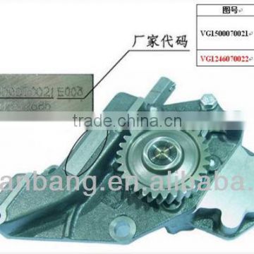 High Quality !!! Original sinotruk howo accessories Oil pump VG1500070021