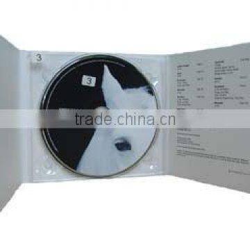 6 Panel Digipak with 1 CD Holder for 120MM CD/DVD Replication