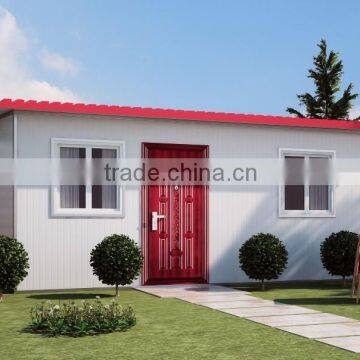 Low cost easy to assemble light steel 40m2 small modular house made in China