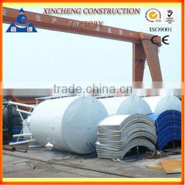 Cement and sand mixing silo