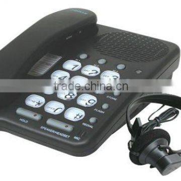 Headset telephone