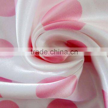 75D*75D polyester charmeuse satin printed fabric