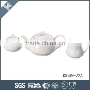 New ceramic flower tea set, small tea set, 1200ML teapot set of 3pcs
