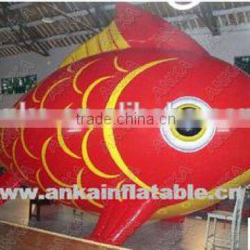 Advertising outdoor inflatable fish balloon for sale