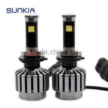 9-36v 3800 Lumens 30W 3000lm LED Headlight Kit - 9006 LED Headlight Bulbs Conversion Kit with Built In Fan