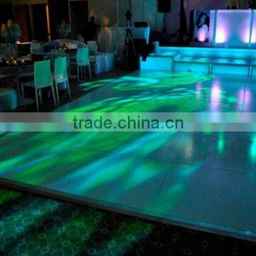 Black dance floor for matched with dimly lighting for mask party