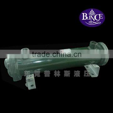 oil cooler shell and tube, hydraulic oil water cooler