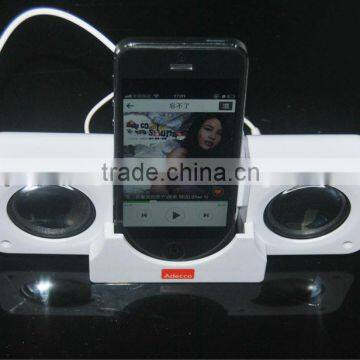 Foldable and Portable Mini-boom 3.5mm Bass Mini Speaker for iPhone iPod MP3 Tablet PC Laptop with keyclain