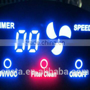 custom 2 digit seven segment led digital broad of eletric fan