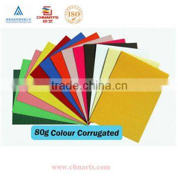 full color embossed corrugated paper