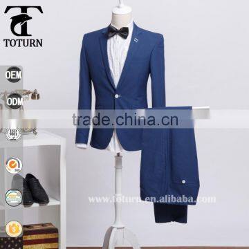 Mens Slim Fit Wedding Suit Groom Formal Dress Party Two Pieces Jacket Pant                        
                                                Quality Choice