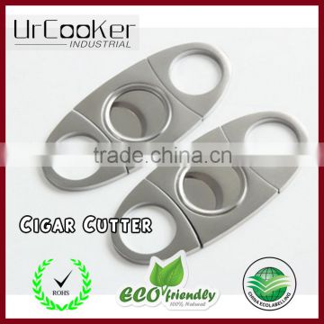 Cigar Cutter Stainless Steel Guillotine Double Cut Blade