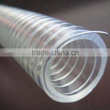 Weifang Alice customized 1/2Inch to 2Inch clear PVC steel wire reinforced/strengthed spring hose