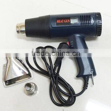CN016 1800W adjustable temperature electric heat gun with temperature digital display vinyl film install hot air gun tool