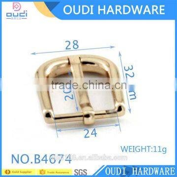 Custom Light Gold Metal Hardware Belt Accessories Pin Buckles