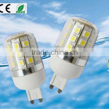 4W G9 LED Light Bulb with Cover ,CE&RoHS