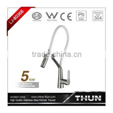 Single Handle Pull Out Stainless Steel Kitchen Tap photo-4