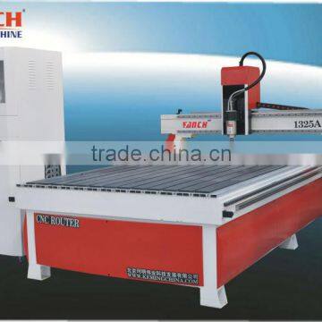 cheap cnc advertising router/2.2kw spindles/Stepper motors /Ncstudio control system/square rail /T-slot table with PVC/Cast part