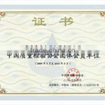 Certificate of Name Brand of Chongqing