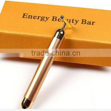 Hot Sale 24k Gold Energy Beauty Bar Face Massager Facial Massage Bar for Skin Lifting