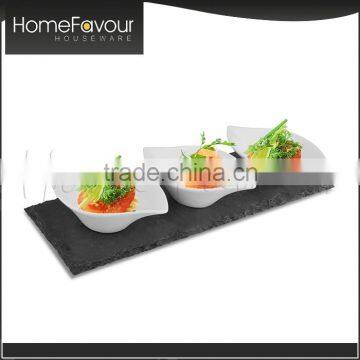 Tested Large Manufacturer Cheap Price Slate Placemat 4pcs Tapas Set