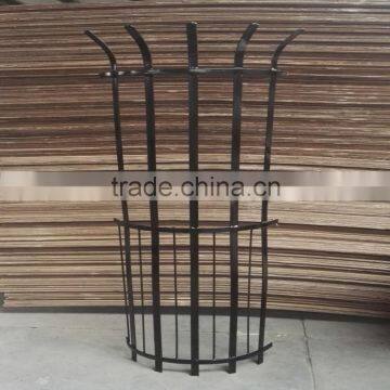 black powder coated tree guards