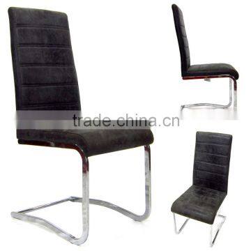 modern appearance metal base dining chair