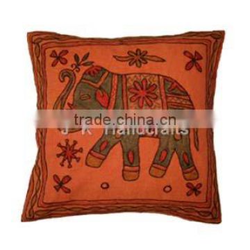 Wholesalers Embroidered Handmade Cushion Cover India