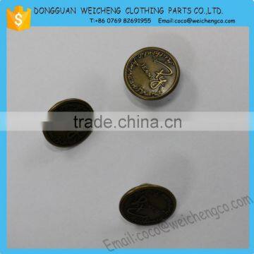 China high quality metal buttons for jeans