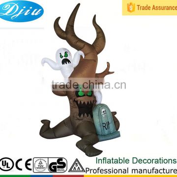 DJ-XT-104 Hot selling festival promotional inflatable ghost and ghost tree halloween bloodcurdling halloween products