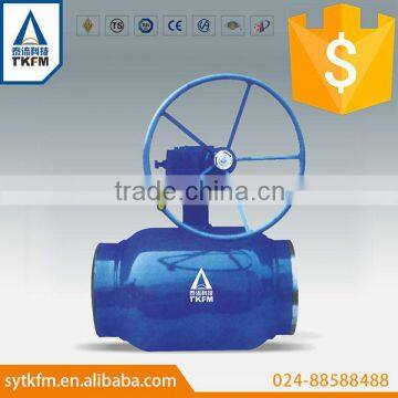 fully welded full bore trunnion ball valve with socket weld end
